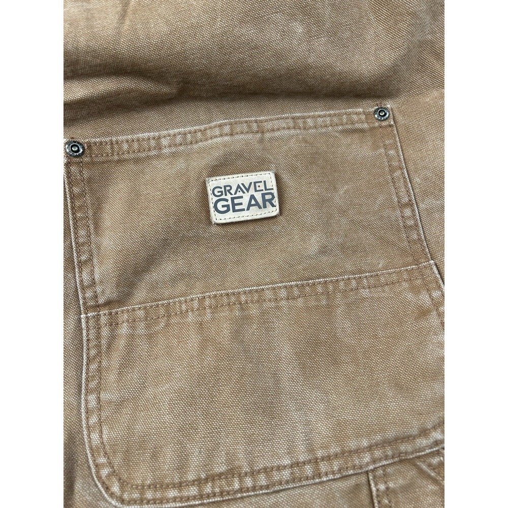 Gravel Gear Duck Bibs DoubleKnee Quality Carpenter Overalls Heavy-duty 44x32‎ - Picture 12 of 14